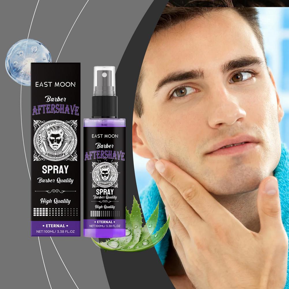 Men'S Grooming Aftershave - Spray après-rasage pour hommes, huile nourrissante,