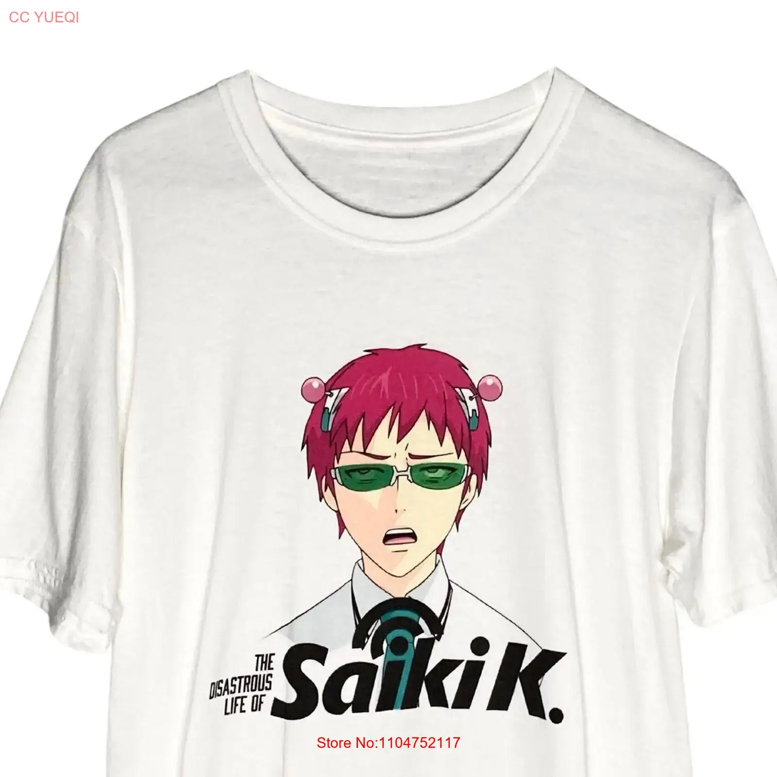 Face Wash Mens - T-shirt vintage SAIKI K avec visage