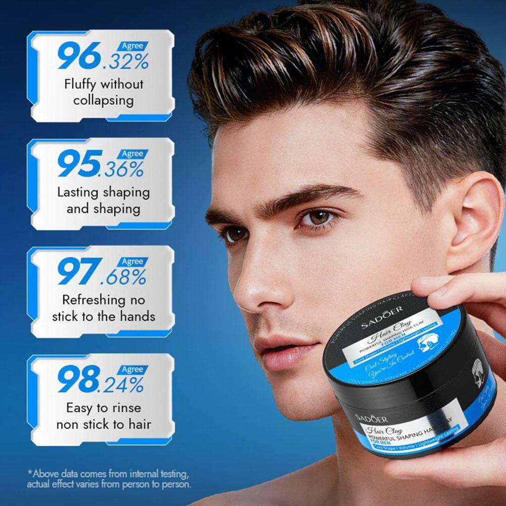 Men'S Grooming Wax - Cire coiffante mate forte tenue 100g