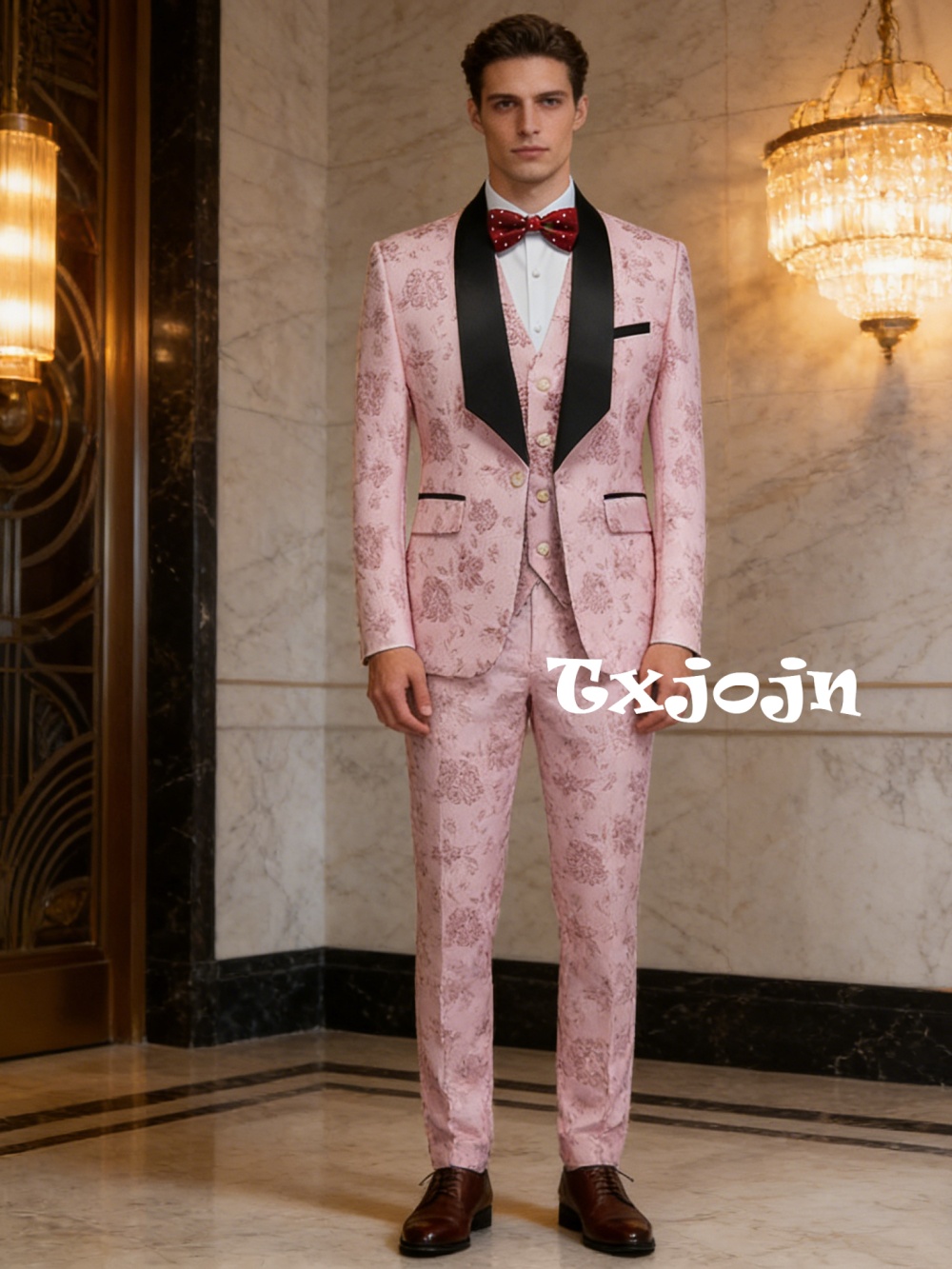 Mens Grooming On Sale - Ensemble de costume luxueux à motifs