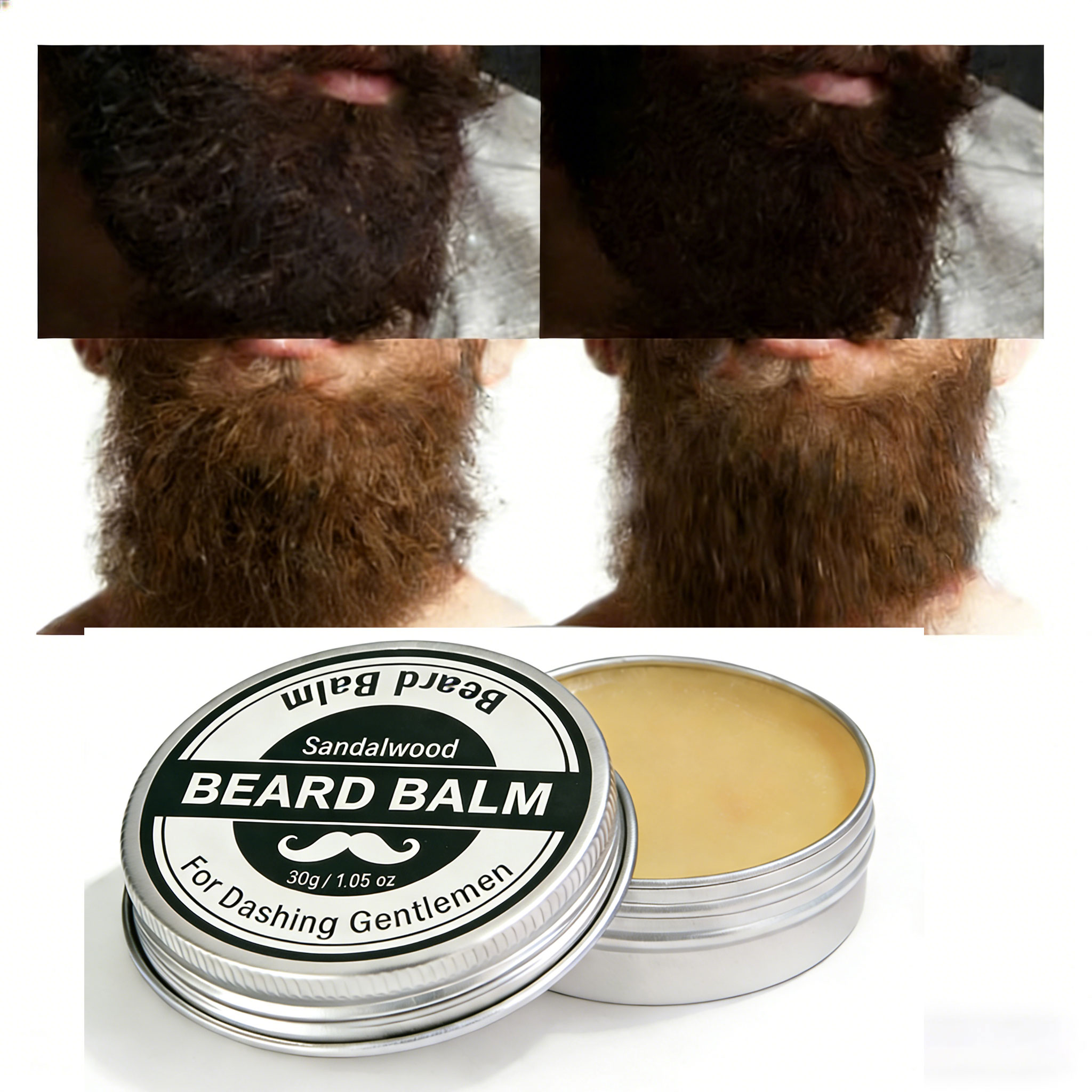 Men'S Grooming Wax - Cire à barbe à tenue forte