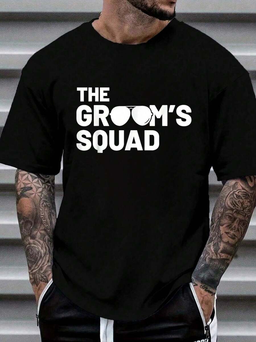 Men Grooming Home - T-shirt 100% Coton pour Hommes, Motif