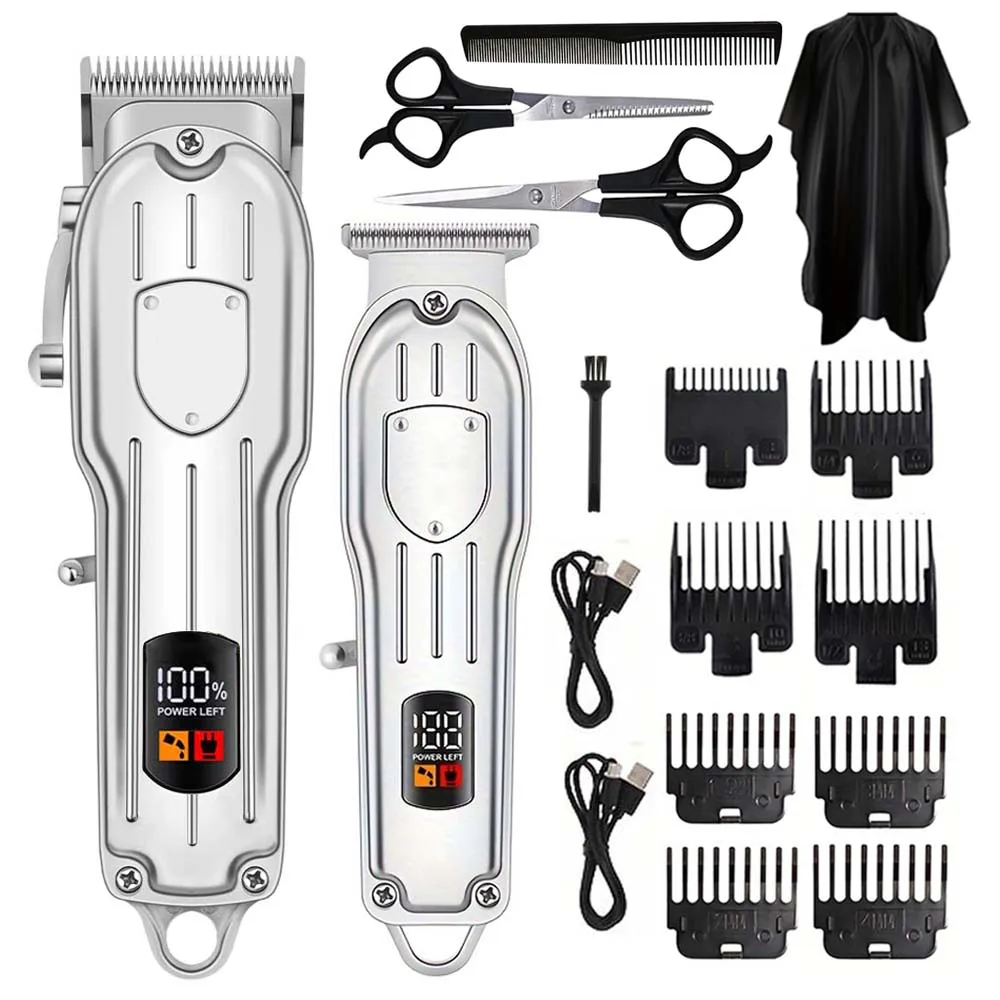 Men Grooming Home - Tondeuse à cheveux électrique avec écran