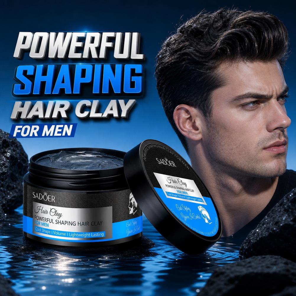 Men'S Grooming Wax - Cire coiffante pour hommes, tenue forte,