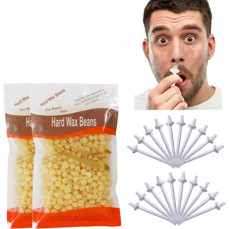 Men'S Grooming Wax - Kit de bâtonnets de cire indolores