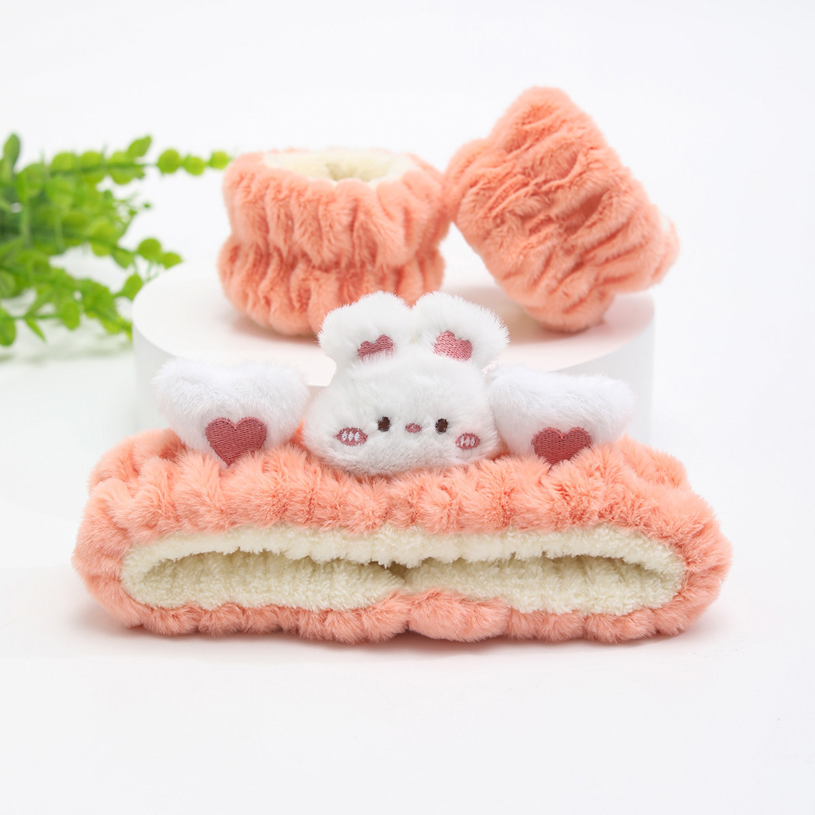 Face Wash Mens - Bandeaux et bracelets décoratifs en peluche