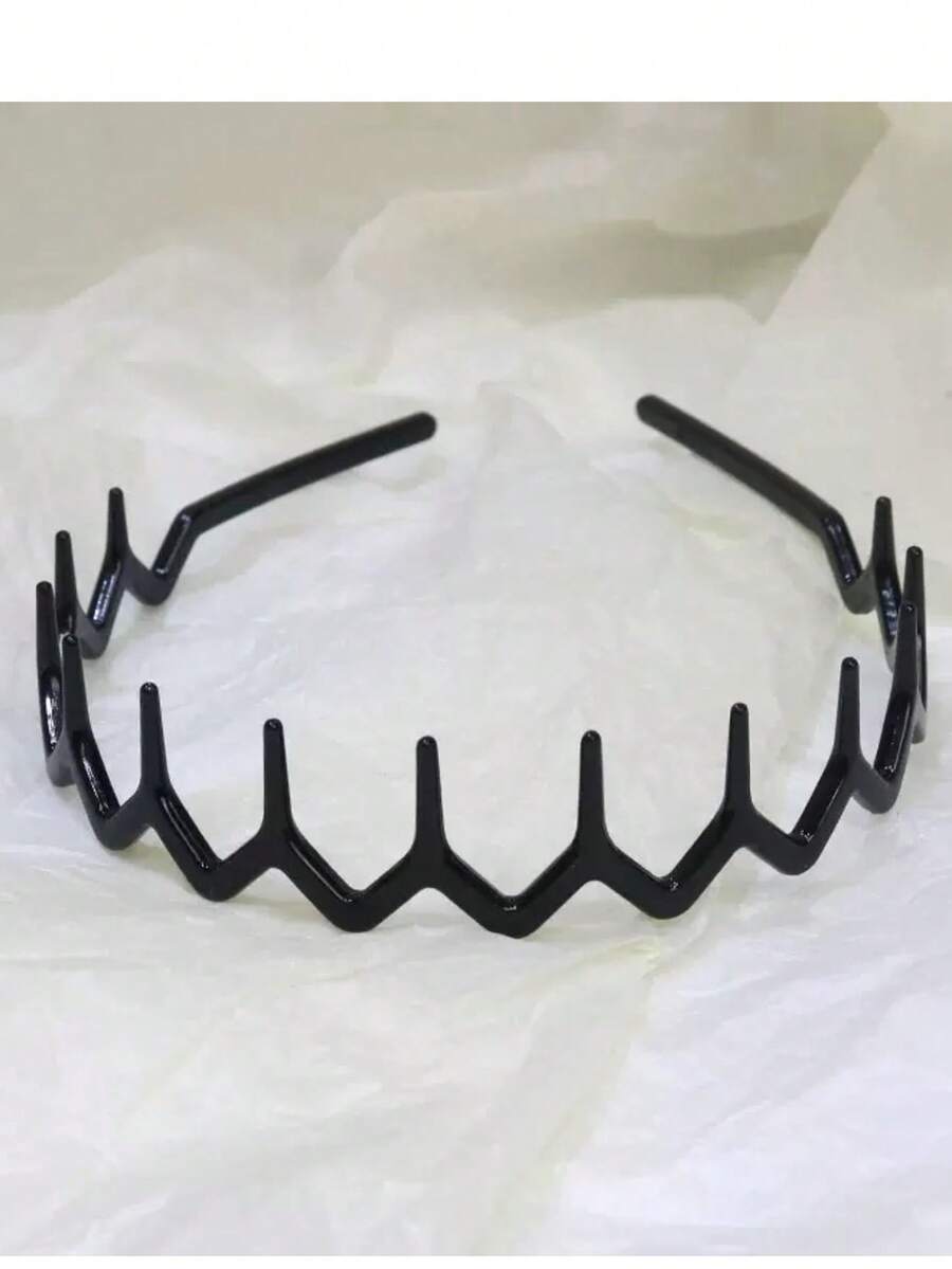 4 bandeaux noirs à dents ondul - Face Wash Mens avis et prix