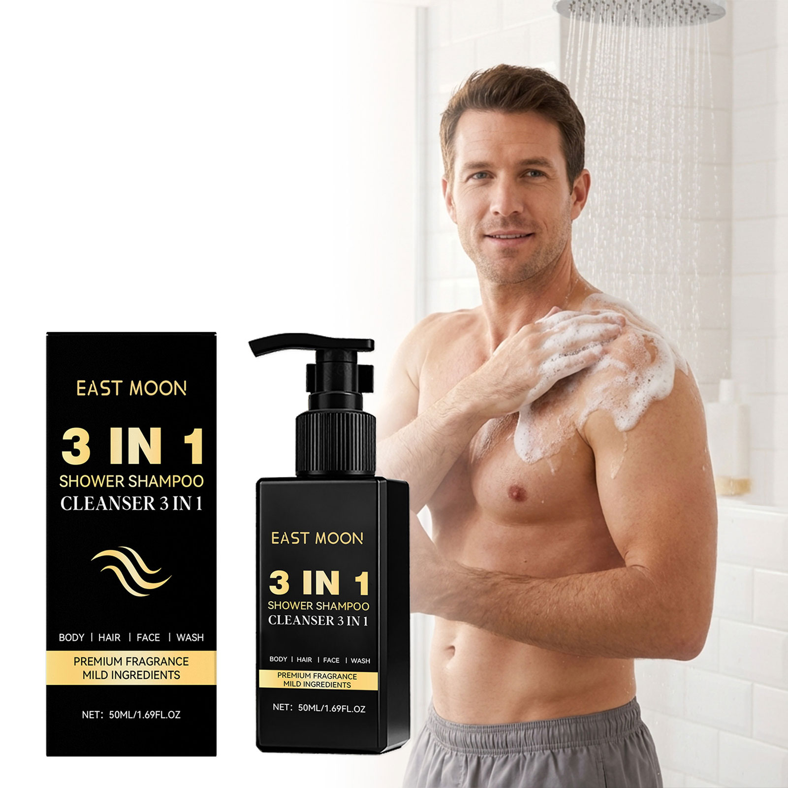 Shampoing 3 en 1 pour hommes,  - Face Wash Mens avis et prix