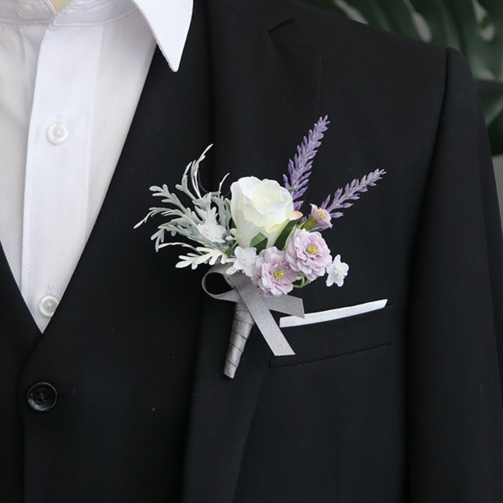 Boutonnière de marié, décorati - Men'S Grooming For Marriage avis et prix