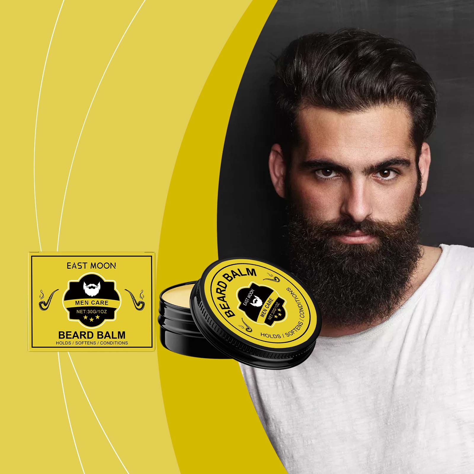 East Moon – baume de soin pour - Men'S Grooming Wax avis et prix