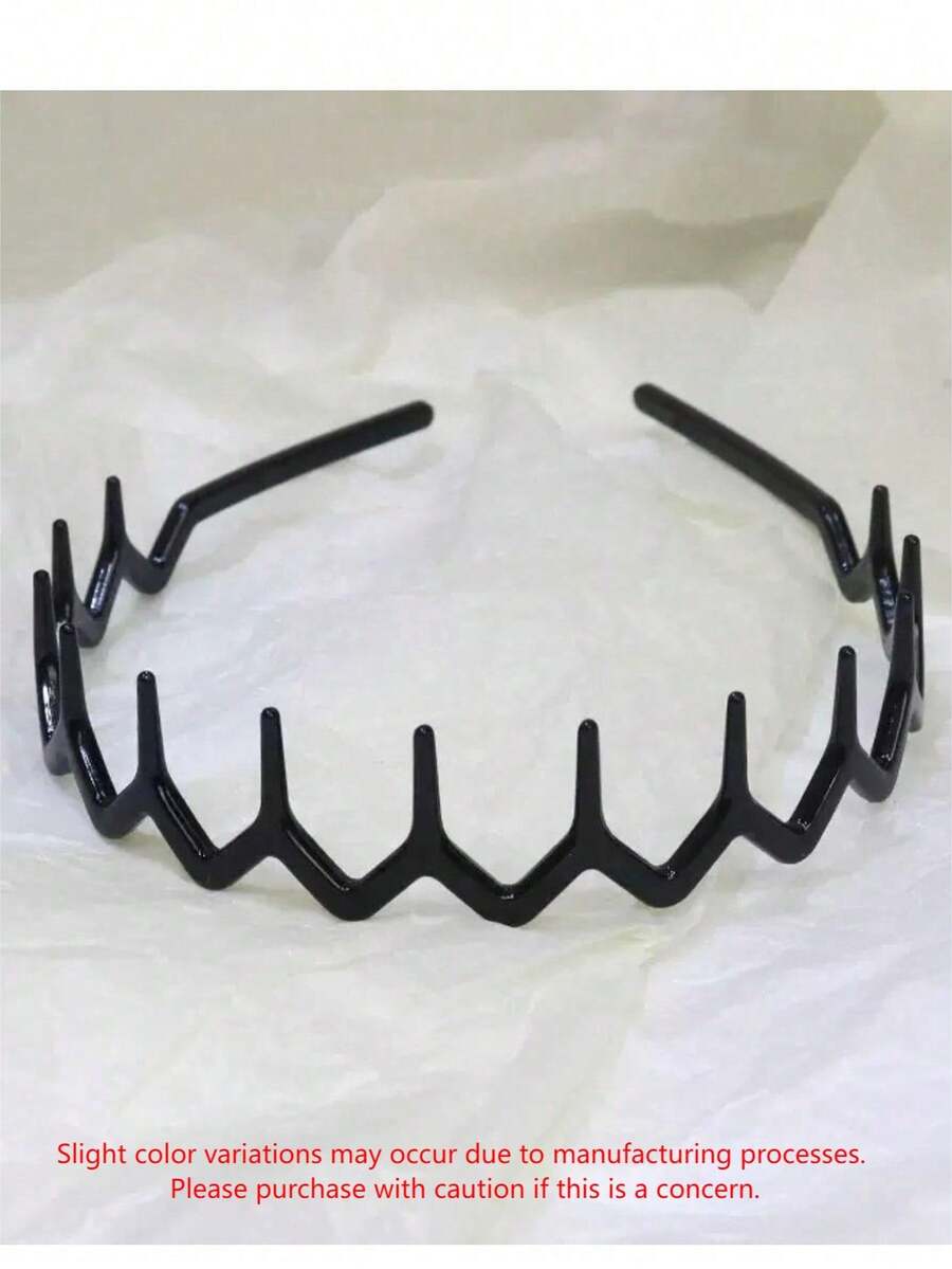 4 bandeaux noirs à dents ondul - Face Wash Mens avis et prix