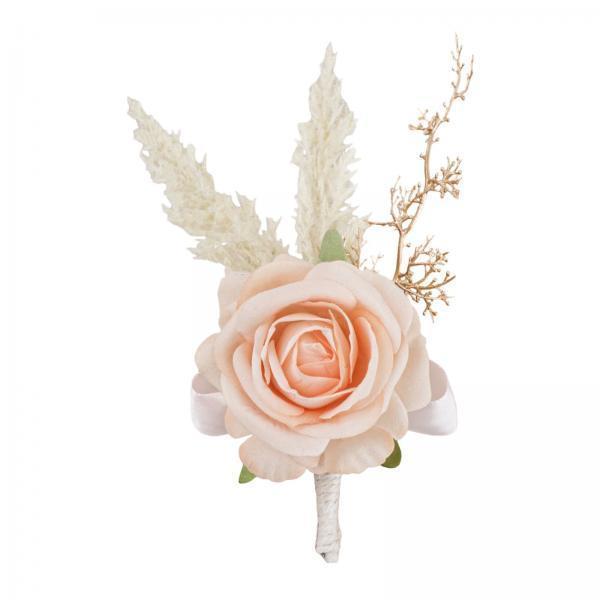Boutonnière élégante en rose a - Men Grooming Home avis et prix