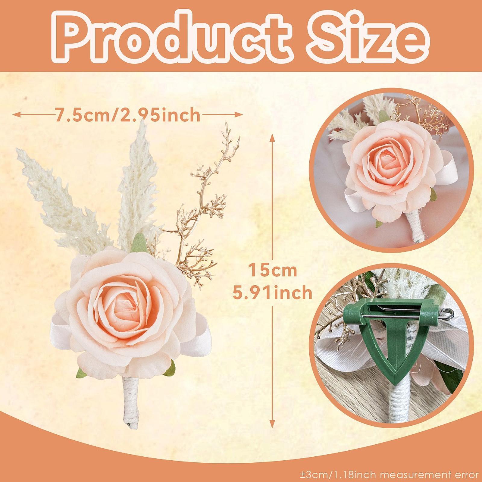 Boutonnière élégante en rose a - Men Grooming Home avis et prix