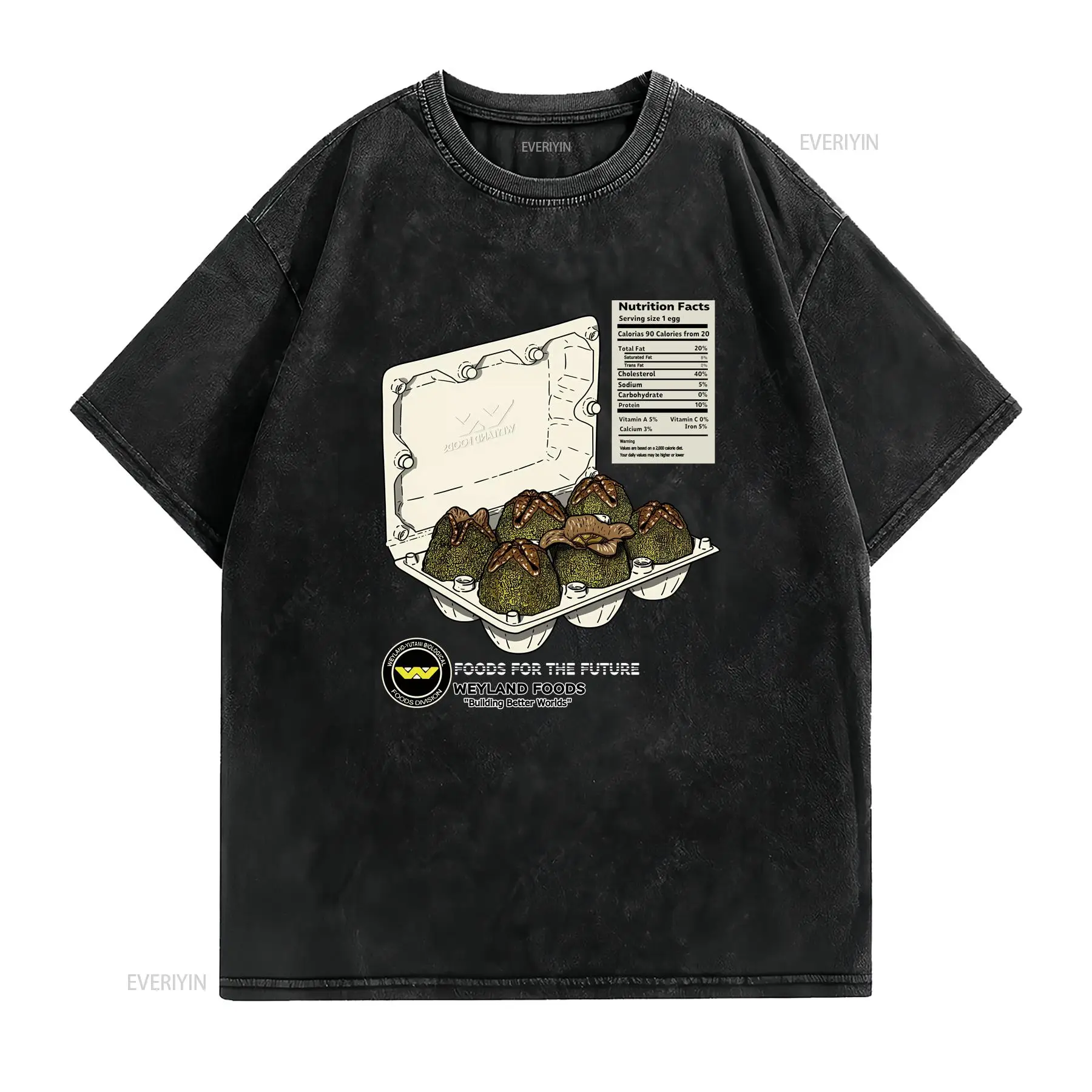 Alien Face Hugger t-shirt coto - Face Wash Mens avis et prix