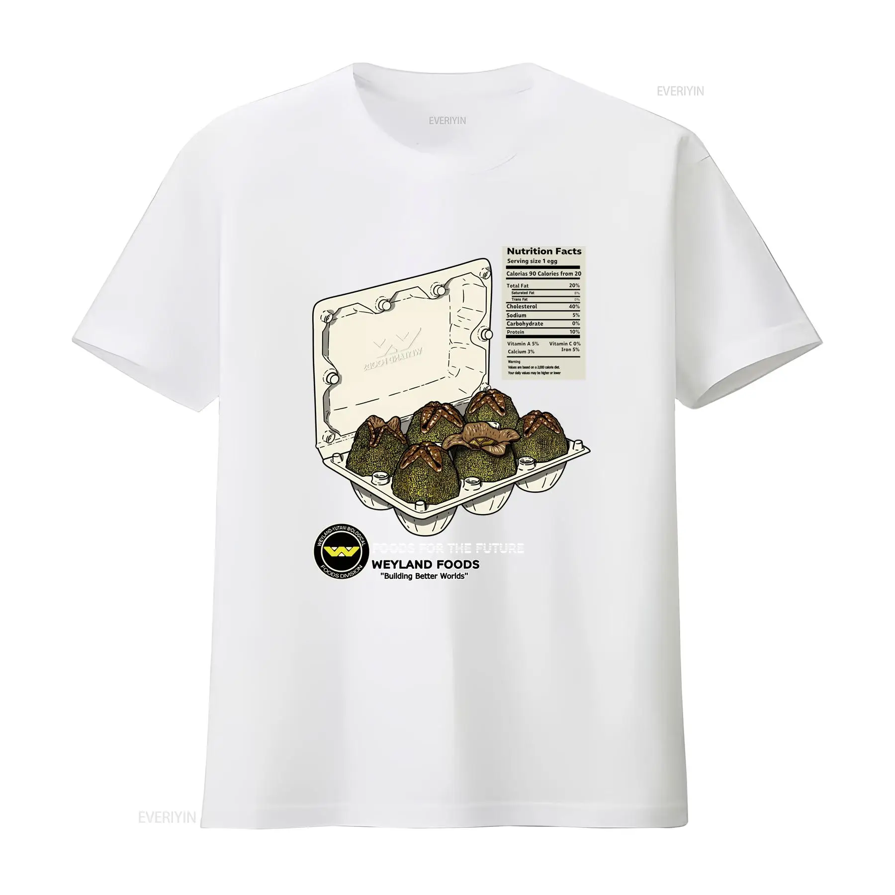 Alien Face Hugger t-shirt coto - Face Wash Mens avis et prix
