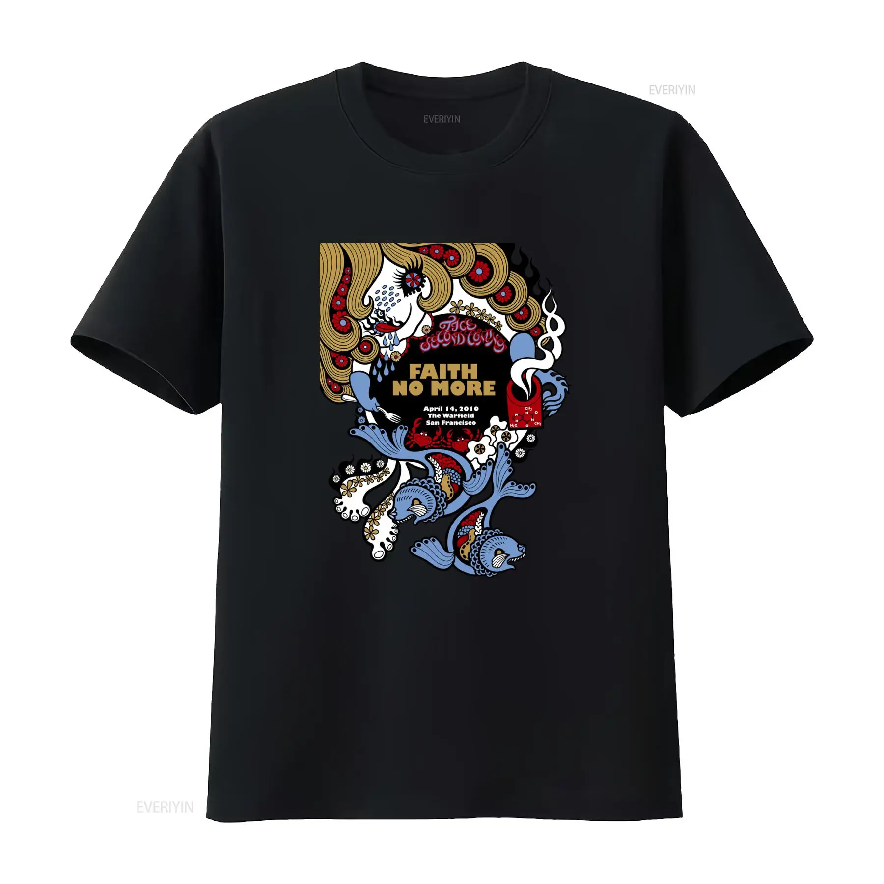 T-shirt Faith No More – Face S - Face Wash Mens avis et prix
